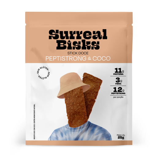 Surreal Bisks Stick Doce de Peptistrong & Coco