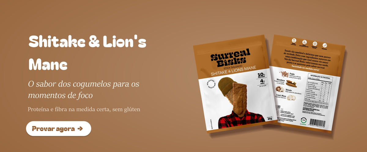 Stick salgado de Shitake & Lion's Mane