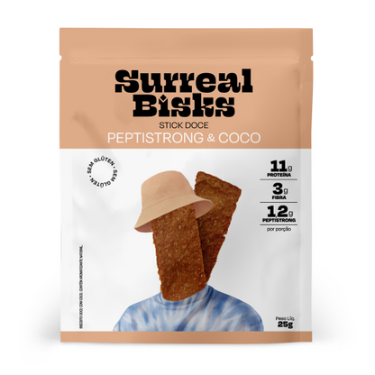 Surreal Bisks Stick Doce de Peptistrong & Coco